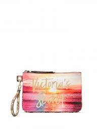 Клатч Victorias Secret з тропічним принтом Оригінал Вікторія Сікрет гаманець сумочка косметичка