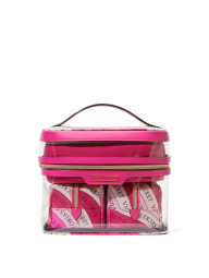 Набор дорожных косметичек 4 в 1 Victoria's Secret бьюти кейс 1159789940 (Розовый, One size)