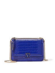 Женская сумка через плечо Victoria's Secret кроссбоди на кнопке 1159787489 (Синий, One size)