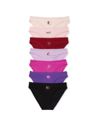 Набор из 7 трусиков бикини Victoria's Secret 1159792152 (Разные цвета, XL)