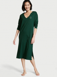 Длинное домашнее платье Victoria’s Secret туника пижама 1159762375 (Зеленый, XS/S)