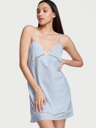 Платье-комбинация Victoria's Secret ночная рубашка 1159763353 (Голубой, M)