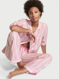 Домашняя женская пижама Victoria's Secret рубашка и штаны 1159762383 (Розовый, XXL)