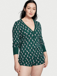 Домашний комплект Victoria’s Secret кофта и шорты 1159781552 (Зеленый, L)