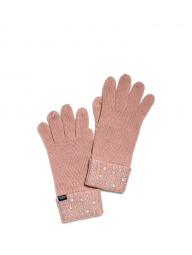 Теплі в`язані рукавички Victoria`s Secret art306645 (Рожевий, One size)