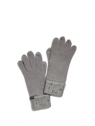 Теплі в`язані рукавички Victoria`s Secret art755601 (Сірий, One size)