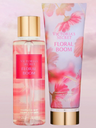 Парфюмированный набор для тела Floral Boom от Victoria’s Secret 1159762145 (Розовый, 250 ml/236 ml)