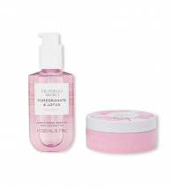 Набір для тіла Natural Beauty з Victoria s Secret Pomegranate & Lotus крем і масло оригінал
