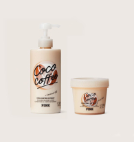 Набор для тела Coco Coffee от Victoria´s Secret Pink лосьон и масло 1159790071 (Бежевый, 414 ml/189g)