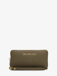 Жіночий шкіряний клатч-гаманець Michael Kors з ручкою оригінал 1159790368
