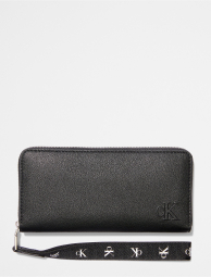 Стильный кошелек Calvin Klein с ремешком на руку 1159777628 (Черный, One size)