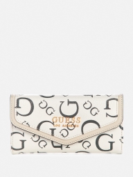 Стильний жіночий гаманець Guess на кнопці 1159795763 (Білий, One size)