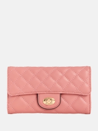 Жіночий гаманець Guess на кнопці 1159802215 (Рожевий, One size)