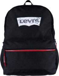 Большой рюкзак Levi's на молнии с логотипом 1159778351 (Черный, One Size)