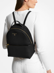 Стильный женский кожаный рюкзак Michael Kors 1159781668 (Черный, One size)
