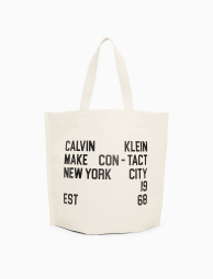 Женская сумка Calvin Klein шоппер 1159770026 (Бежевый, One Size)