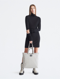 Двусторонняя большая сумка Calvin Klein 1159777460 (Серый, One Size)