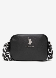 Жіноча сумка кросбоді U.S. Polo Assn з логотипом 1159802844 (Чорний, One size)