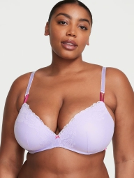 Мереживний бюстгальтер Victoria's Secret ліф c push up 1159816976 (Бузковий 32B)
