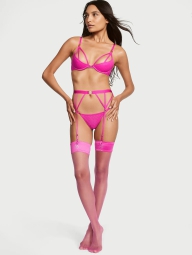 Комплект белья Victoria's Secret бюстгальтер и трусики тонг 1159804033 (Розовый, XXL)