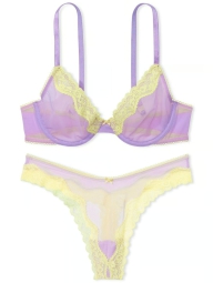 Мереживний комплект білизни Victoria's Secret бюст і трусики тонг 1159818824