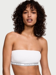 Жіночий комплект білизни Victoria's Secret шортики бандо і трусики 1159820825 (Білий S)