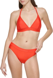 Раздельный купальник Calvin Klein топ и плавки бикини 1159796551 (Красный, XL)
