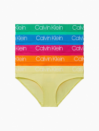 Яркие женские трусики бикини Calvin Klein набор 1159775804 (Разные цвета, XS)