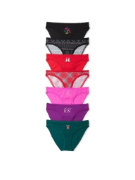 Набор из 7 трусиков бикини Victoria's Secret 1159793659 (Разные цвета, XL)