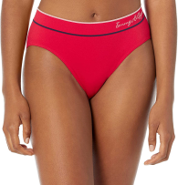 Женские трусики бикини Tommy Hilfiger с эластичным поясом 1159772738 (Красный, M)