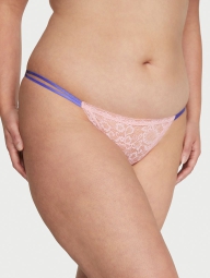 Кружевные трусики Victoria's Secret бикини 1159796555 (Розовый, XS)