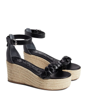 Жіночі сандалії Calvin Klein на платформі з ремінцями 1159778954 (Чорний, 40)