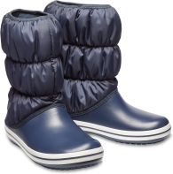 Жіночі теплі черевики Crocs оригінал 1159781312 (Білий/синій, 37-38)