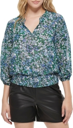Жіноча блуза Karl Lagerfeld Paris з принтом 1159796293 (Різнокольоровий, XS)