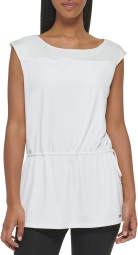 Жіноча блуза Calvin Klein без рукавів 1159801727 (Білий, L)