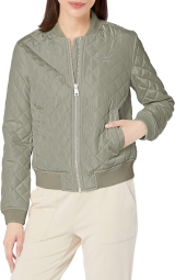 Женская стеганая куртка-бомбер Levi's 1159803577 (Зеленый, 2X)