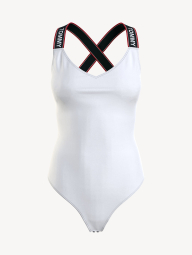 Женское боди Tommy Hilfiger с логотипом 1159771985 (Белый, XL)