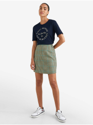 Женская футболка Tommy Hilfiger с логотипом 1159777494 (Синий, XXL)