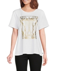 Женская футболка Karl Lagerfeld Paris с принтом 1159793021 (Белый, XL)