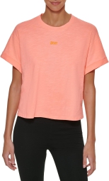 Коротка жіноча футболка DKNY. 1159803646 (Помаранчевий, XL)
