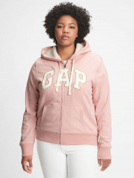 Теплая женская толстовка худи GAP с логотипом 1159760500 (Розовый, XS)