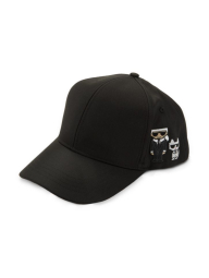 Женская кепка Karl Lagerfeld Paris бейсболка с вышивкой 1159781970 (Черный, One Size)