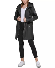Женская удлиненная куртка Calvin Klein на молнии 1159769057 (Черный, L)