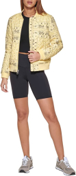 Женская стеганая куртка-бомбер Levi's 1159777474 (Желтый, XL)