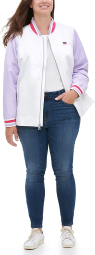 Женская куртка-бомбер Levi's с логотипом 1159778188 (Белый, 1X)