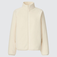 Флисовая куртка на молнии UNIQLO 1159774815 (Белый, XL)