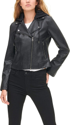 Женская куртка Levi's на молнии 1159779762 (Черный, XL)