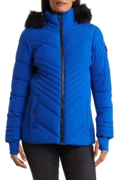 Жіноча водонепроникна куртка Michael Kors 1159801788 (Білий/синій, XS)