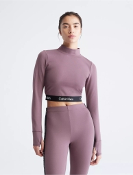 Жіночий лонгслів Calvin Klein з логотипом 1159793938 (Фіолетовий, XL)