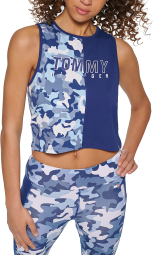 Женская майка Tommy Hilfiger Sport с логотипом 1159773887 (Синий, L)
